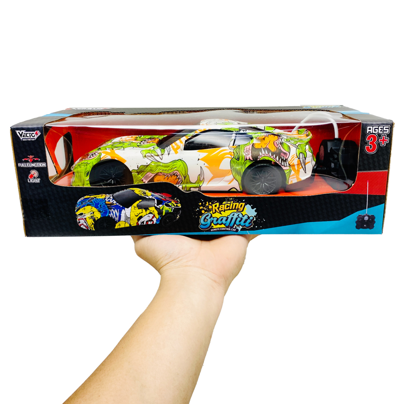 Vecto Siêu Xe Đua Graffiti Đường Phố Điều Khiển Từ Xa (Xanh) Vt5998