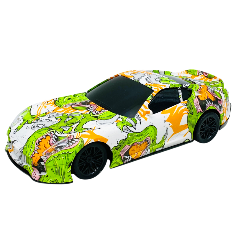 Vecto Siêu Xe Đua Graffiti Đường Phố Điều Khiển Từ Xa (Xanh) Vt5998