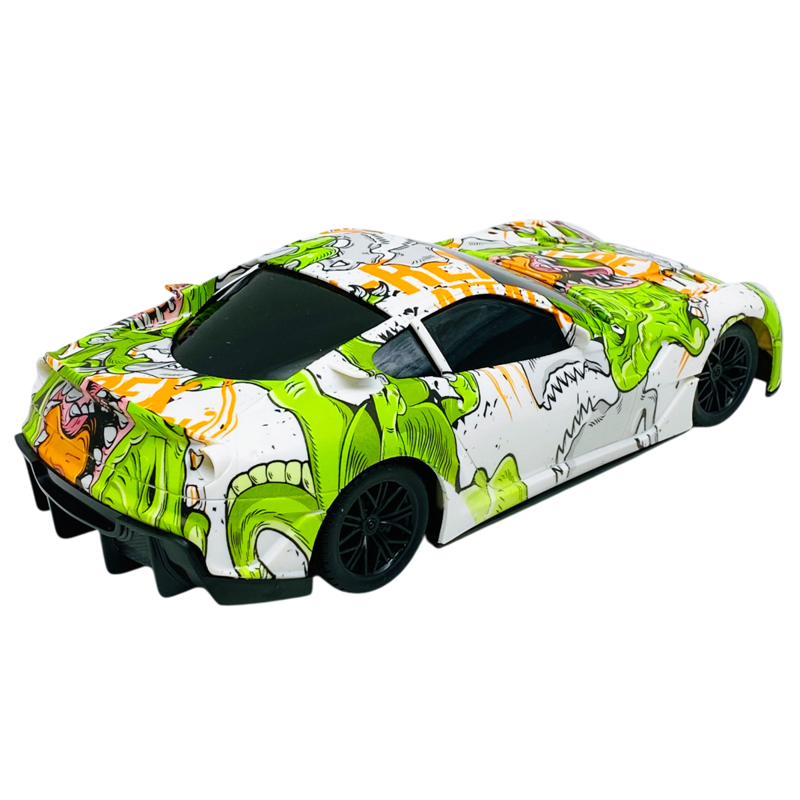 Vecto Siêu Xe Đua Graffiti Đường Phố Điều Khiển Từ Xa (Xanh) Vt5998