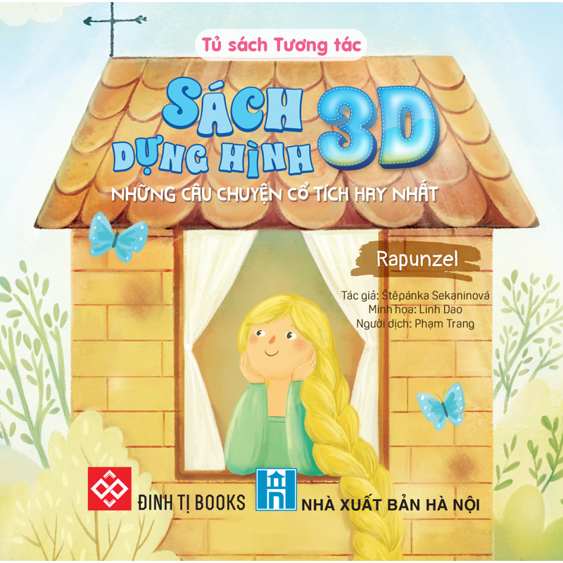 Sách Dựng Hình 3d Những Câu Chuyện Cổ Tích Hay Nhất-Rapunzel