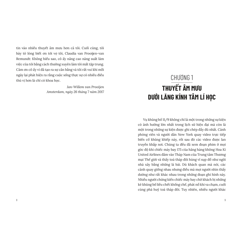 Dưới Lăng Kính Tâm Lí Học - Thuyết Âm Mưu