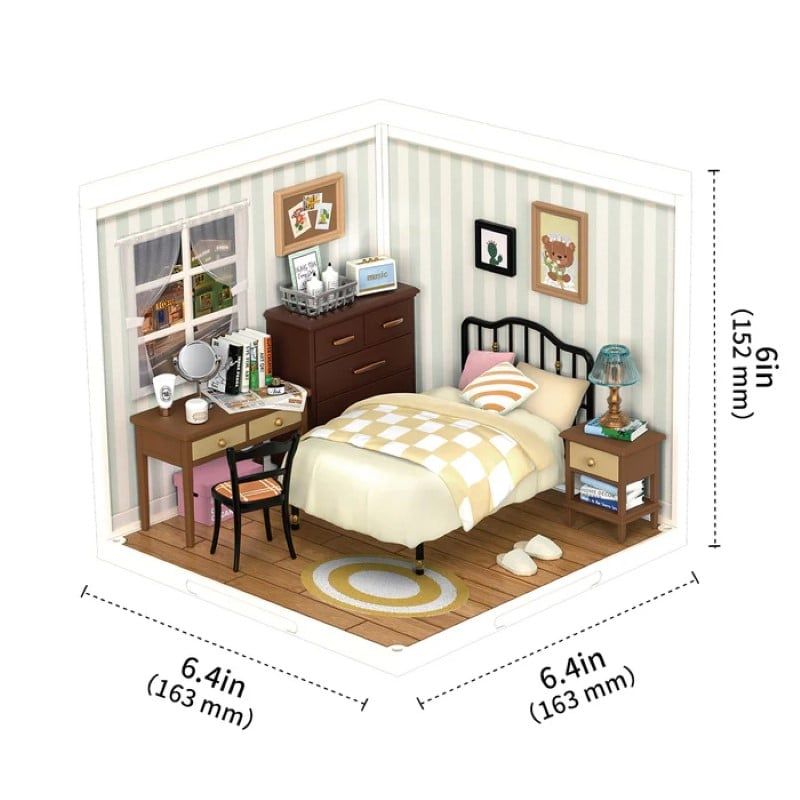Robotime Đồ Chơi Lắp Ráp Vẹn Tròn Giấc Ngủ DW009