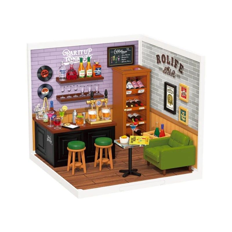 Robotime Đồ Chơi Lắp Ráp Quầy Bar Vui Vẻ DW012