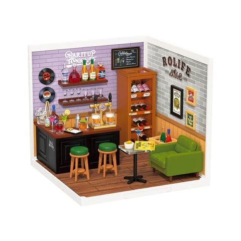 Robotime Đồ Chơi Lắp Ráp Quầy Bar Vui Vẻ DW012