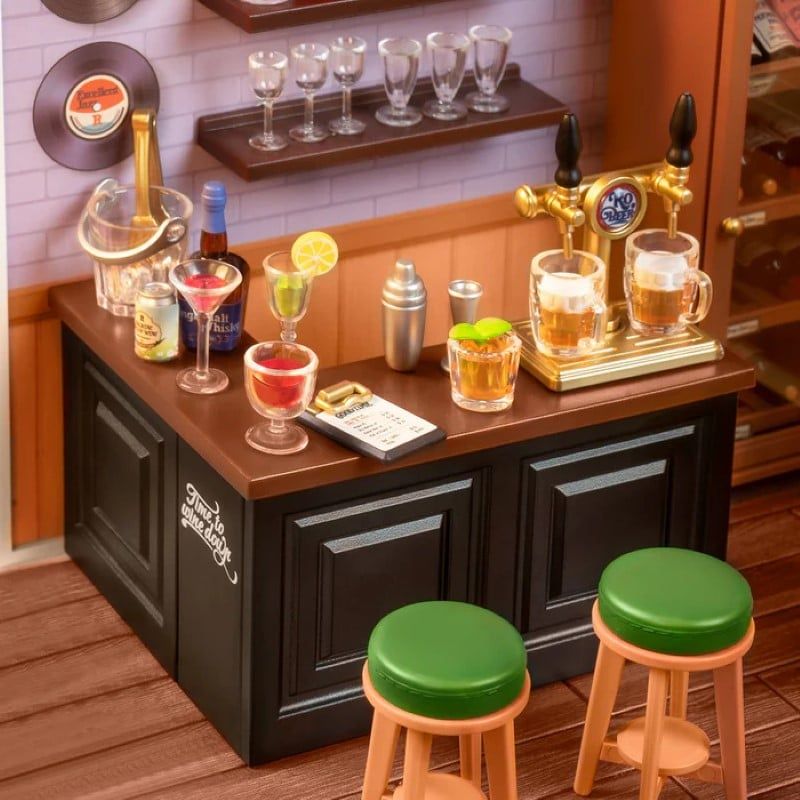 Robotime Đồ Chơi Lắp Ráp Quầy Bar Vui Vẻ DW012