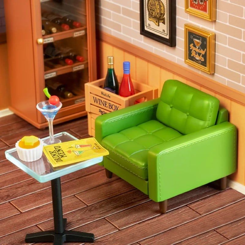 Robotime Đồ Chơi Lắp Ráp Quầy Bar Vui Vẻ DW012