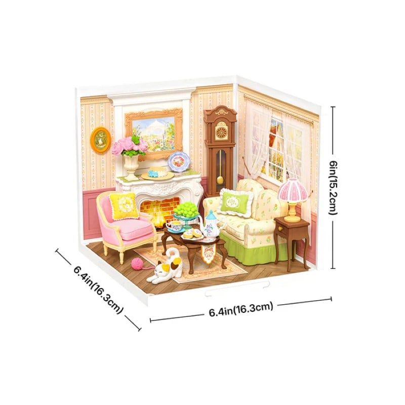 Robotime Đồ Chơi Lắp Ráp Trà Chiều Ngày Lễ DW023