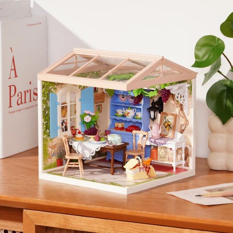 Robotime Đồ Chơi Lắp Ráp Khu Vườn Mộng Mơ Giữa Hạ DW025