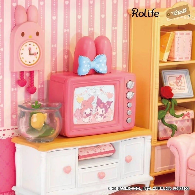 Robotime Đồ Chơi Lắp Ráp Sanrio Trà Chiều Mộng Mơ Của My Melody DWL01