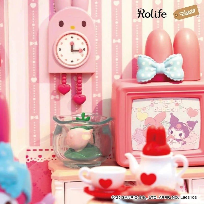 Robotime Đồ Chơi Lắp Ráp Sanrio Trà Chiều Mộng Mơ Của My Melody DWL01
