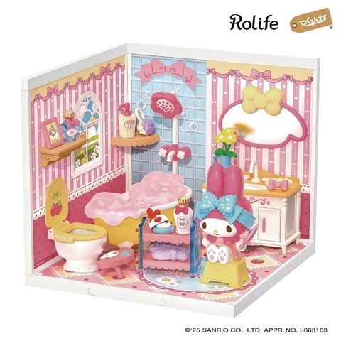 Robotime Đồ Chơi Lắp Ráp Phòng Tắm Bong Bóng My Melody DWL02