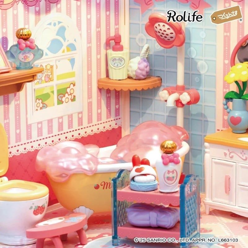 Robotime Đồ Chơi Lắp Ráp Phòng Tắm Bong Bóng My Melody DWL02