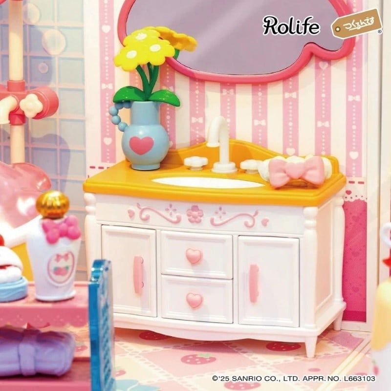 Robotime Đồ Chơi Lắp Ráp Phòng Tắm Bong Bóng My Melody DWL02