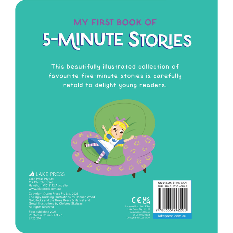 Handle Board Book - My First Book Of 5-Minute Stories