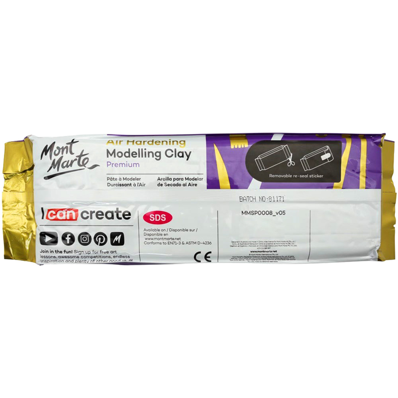Mont Marte Đất Sét Tạo Hình Hiệu Mont Marte - MMSP0008 2KG