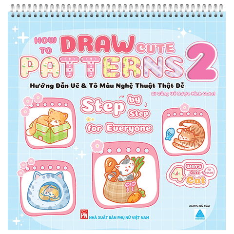 How to Draw Cute Patterns Tập 2 - Hướng Dẫn Vẽ Và Tô Màu Nghệ Thuật Thật Dễ
