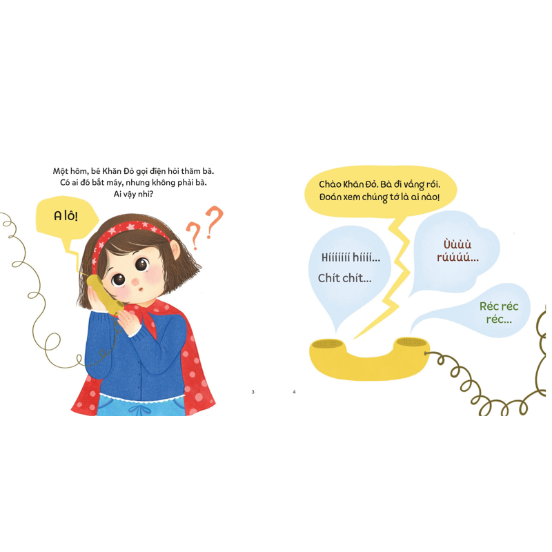 Bé Thông Minh Bé Con Ham Hỏi - Khăn Đỏ Và Đôi Tai Xinh Xắn