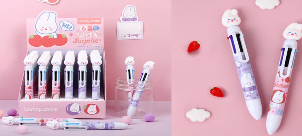 Viết Bi 6 Màu 0.7 LG-42919 H/36