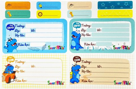 Nhãn Vở Dino/LB03