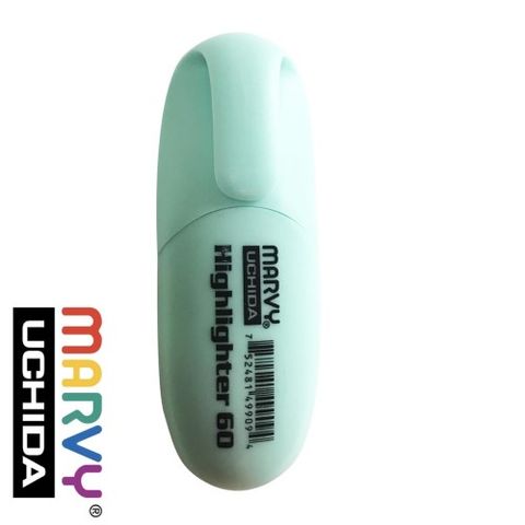 Marvy Viết Dạ Quang  60 Màu Pastel Xanh(12C/H)(0463-Qa)