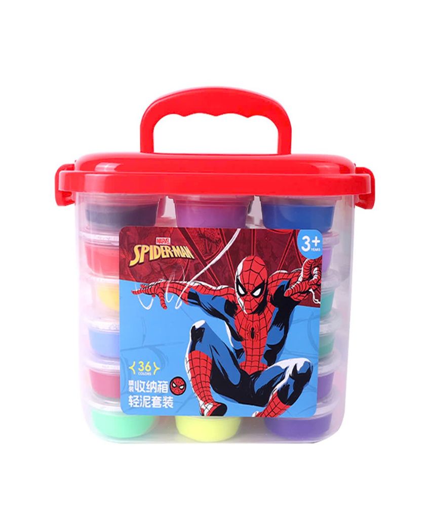BỘ 36 ĐỒ CHƠI ĐẤT SÉT SPIDERMAN