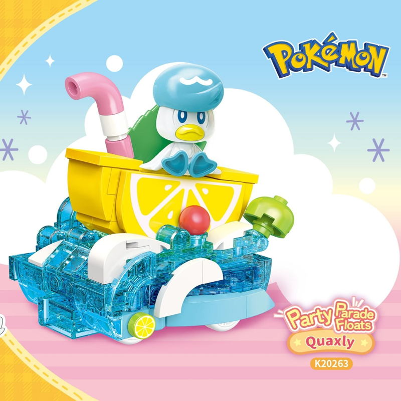 Đồ Chơi Lắp Ráp Keepplay Pokemon Party Parade Floats - Quaxly K20263