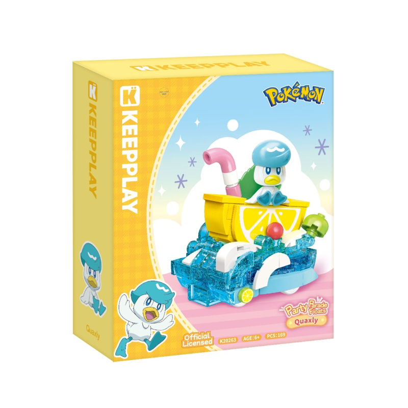 Đồ Chơi Lắp Ráp Keepplay Pokemon Party Parade Floats - Quaxly K20263