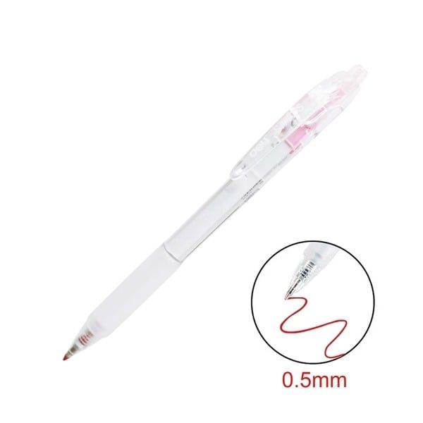 Bút Gel Deli 0.5mm EG057-RD Màu Đỏ