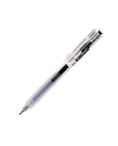 Bút Gel Deli Bấm Siêu Trơn Đen EG575-BK