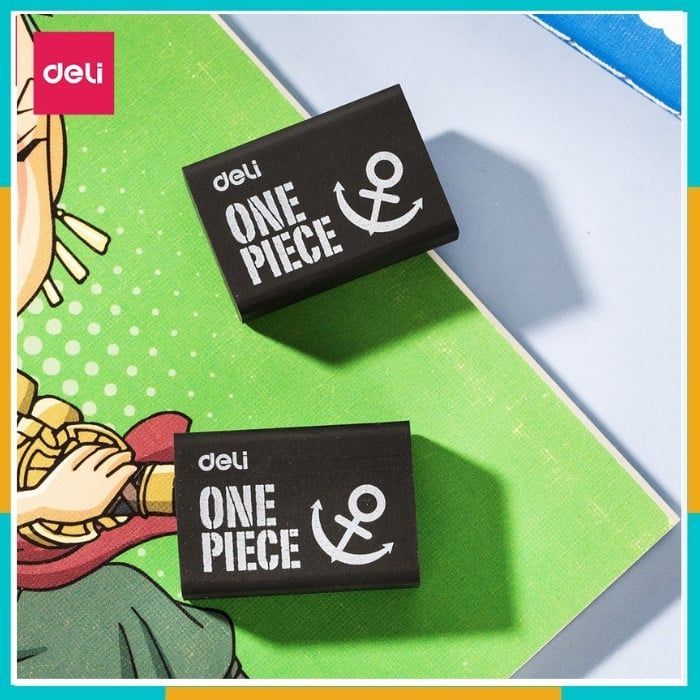 Gôm Tẩy Deli One Piece Đen EH310