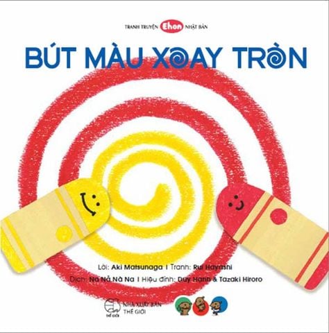 Tranh Truyện Ehon Nhật Bản - Bút Màu Xoay Tròn