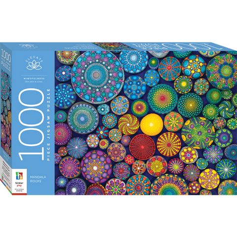 Elevate 1000pc Jigsaw: Mandala Rocks