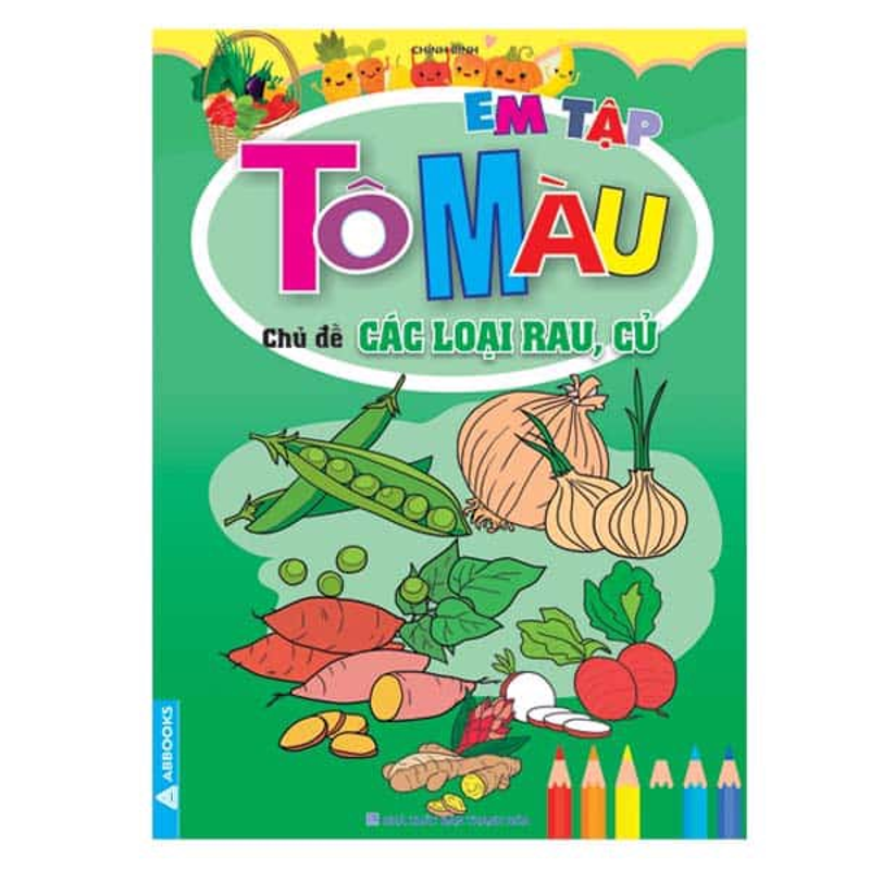 Em Tập Tô Màu - Chủ Đề Các Loài Rau Củ