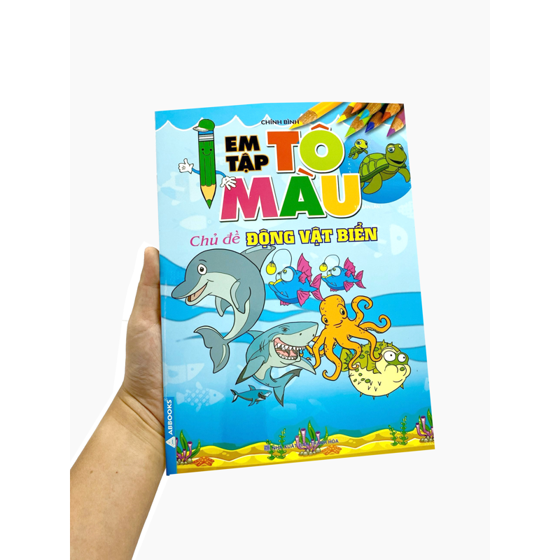 Em Tập Tô Màu-Chủ Đề Động Vật Biển