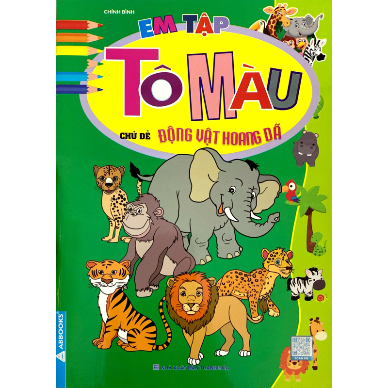 Em Tập Tô Màu - Chủ Đề Động Vật Hoang Dã