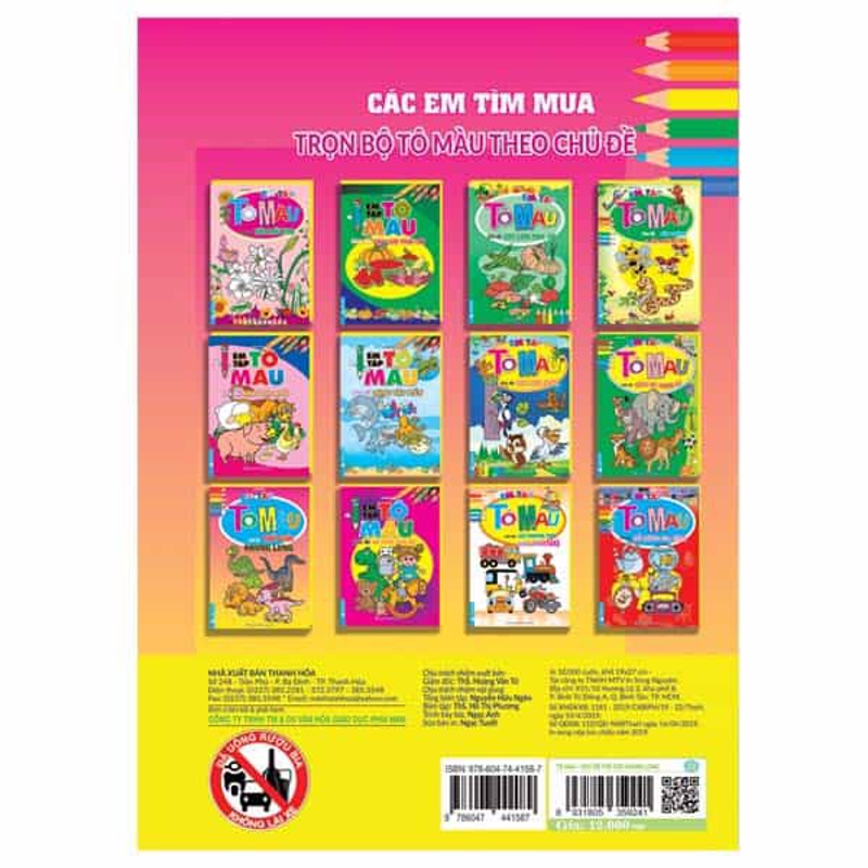 Em Tập Tô Màu - Chủ Đề Thế Giới Khủng Long