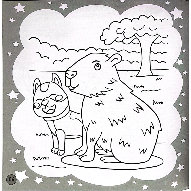 Em Tô Màu Capybara - Thư Giãn