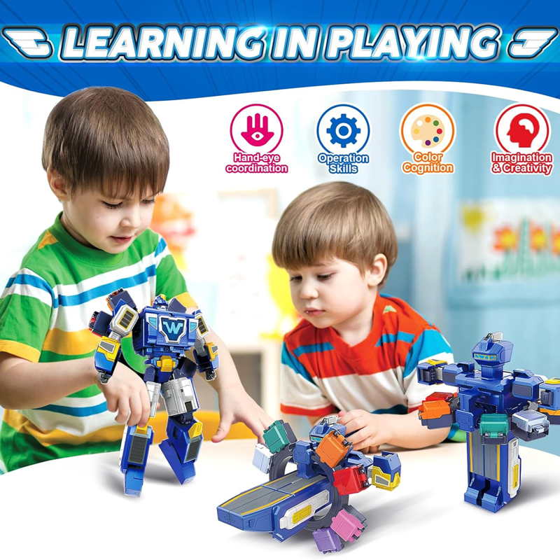 Superwings Tàu Bay Vũ Trụ Biến Hình Trạm Không Gian Đi Kèm 8 Mô Hình EU780288-A