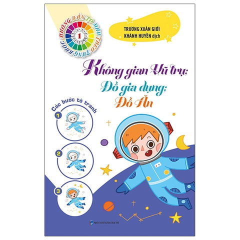 Hướng Dẫn Tô Màu Theo Từng Bước Không Gian Vũ Trụ Đồ Dùng Gia Dụng Do Ăn 1