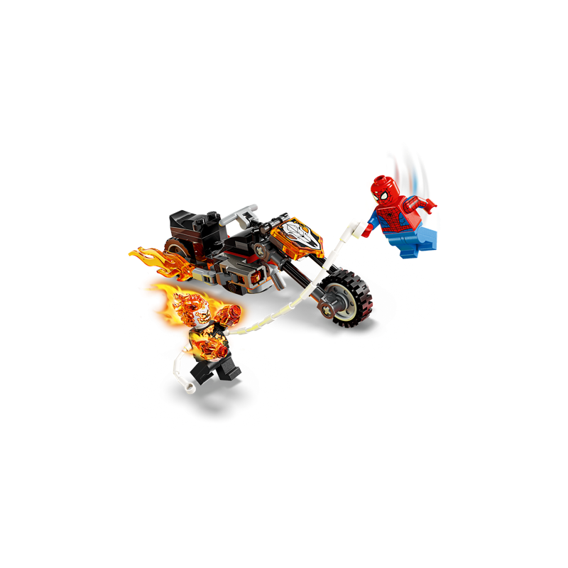 Lego Superheroes Spider-Man vs. Ghost Rider Motorcycle 76335