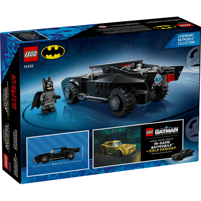 Lego Superheroes Đồ Chơi Lắp Ráp Xe the Batman Batmobile 76332 (Vta)