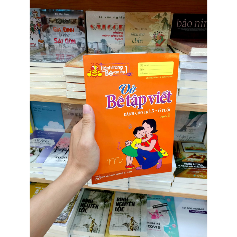 Vở Bé Tập Viết- Dành Cho Trẻ 5-6 Tuổi Q1-Hành Trang Cho Bé Vào Lớp 1