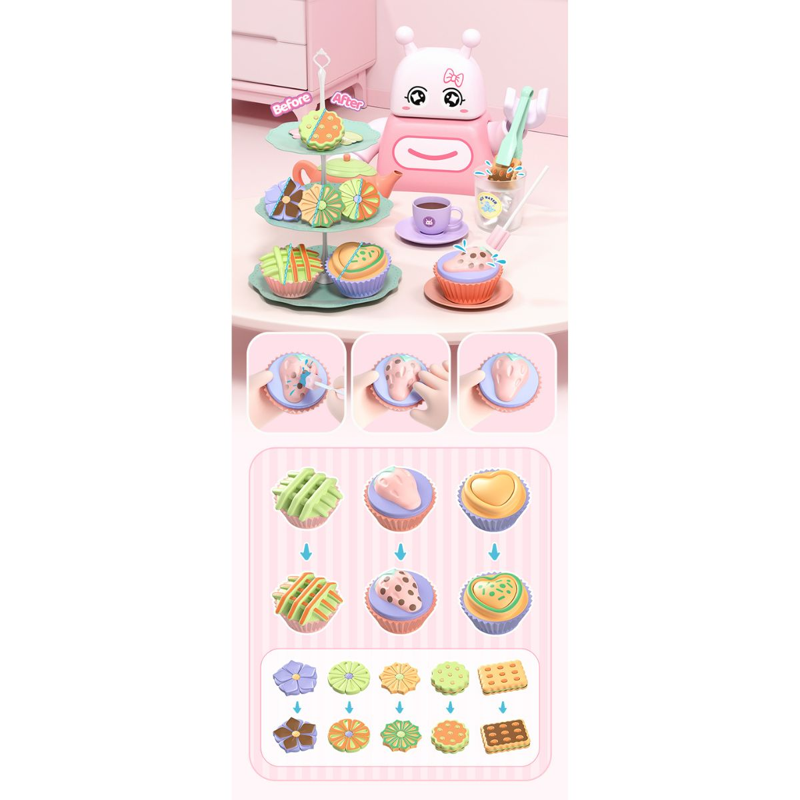 Sweet Heart - Đồ Chơi Thức Ăn Đổi Màu - Bữa Tiệc Trà B1015