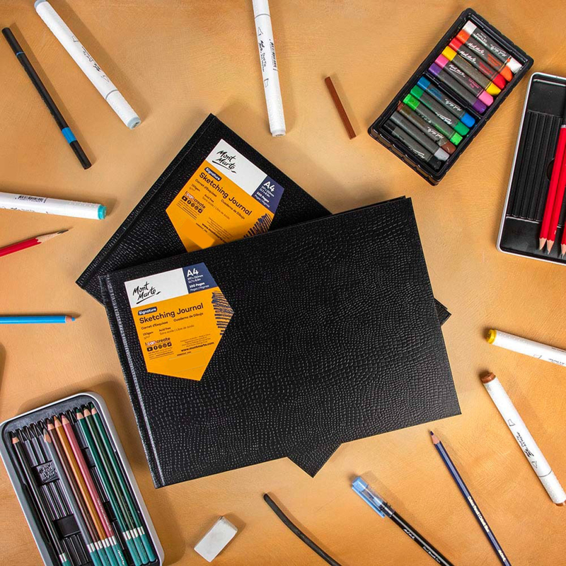 Mont Marte - Sổ Vẽ Mt A4, Sketch Journal Croc Lscape Msb0047 100pg Đl: 150gsm(vm-0600)