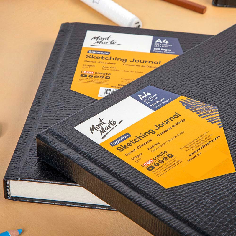 Mont Marte - Sổ Vẽ Mt A4, Sketch Journal Croc Lscape Msb0047 100pg Đl: 150gsm(vm-0600)