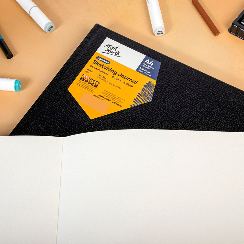 Mont Marte - Sổ Vẽ Mt A4, Sketch Journal Croc Lscape Msb0047 100pg Đl: 150gsm(vm-0600)