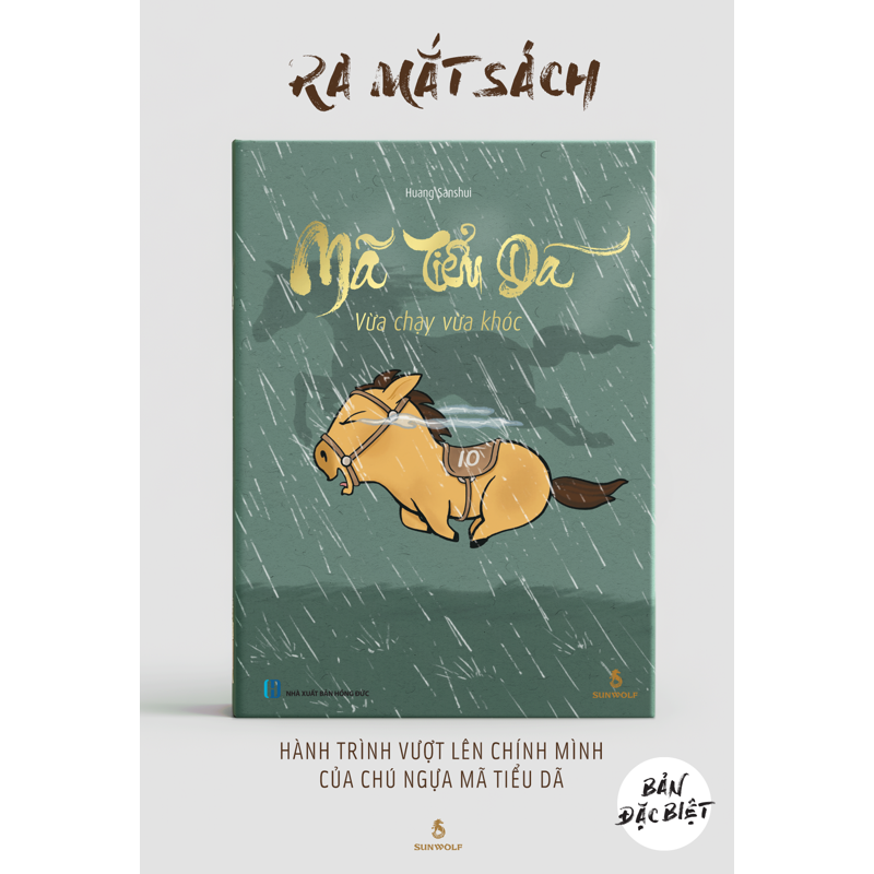 Mã Tiểu Dã - Vừa Chạy Vừa Khóc (Sticker + Standee Card) (Bìa Cứng - Sách Màu) - Tái Bản