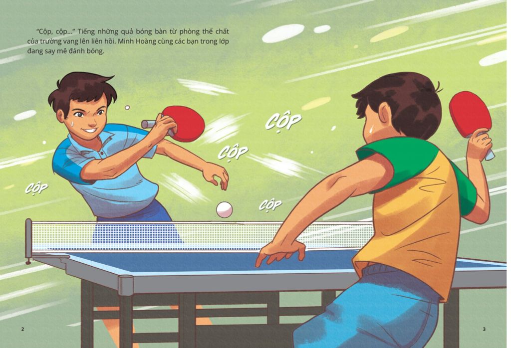 (KSD-978604233103)GƯƠNG THIẾU NHI LÀM THEO LỜI BÁC-TÌNH YÊU VỚI BÓNG BÀN