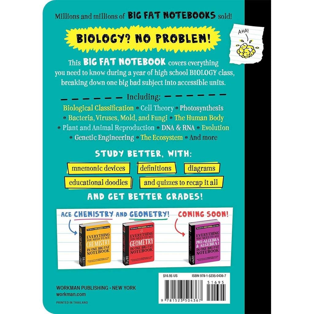 Everything You Need To Ace Biology In One Big Fat Notebook
