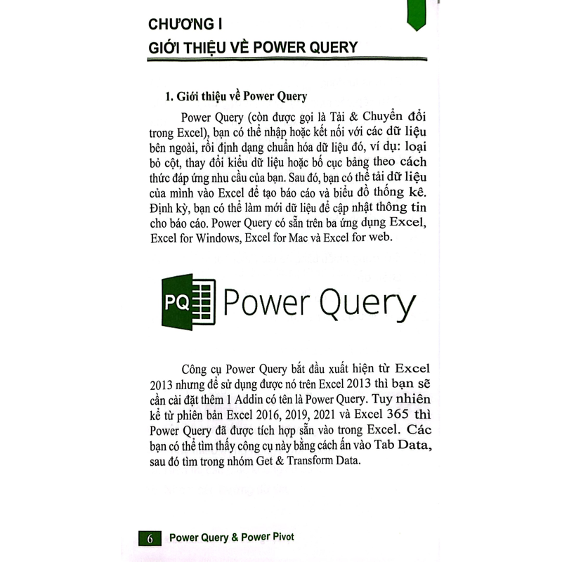 Excel Power Query & Power Pivot Cơ Bản